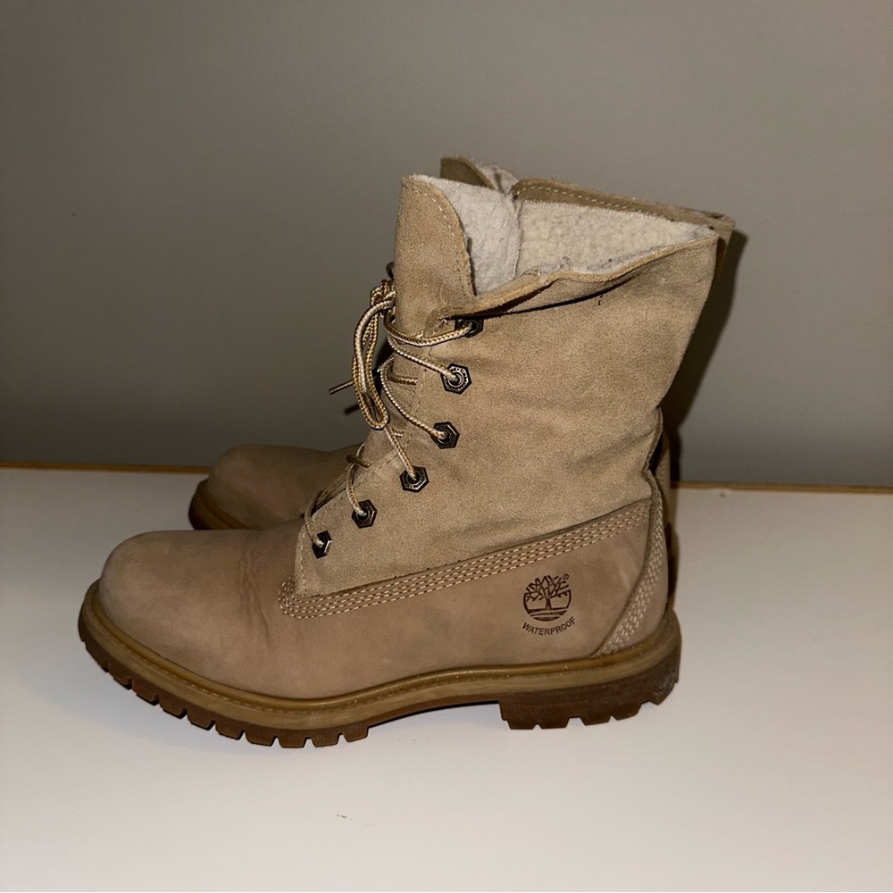 Timberland Light Brown Suede Boots